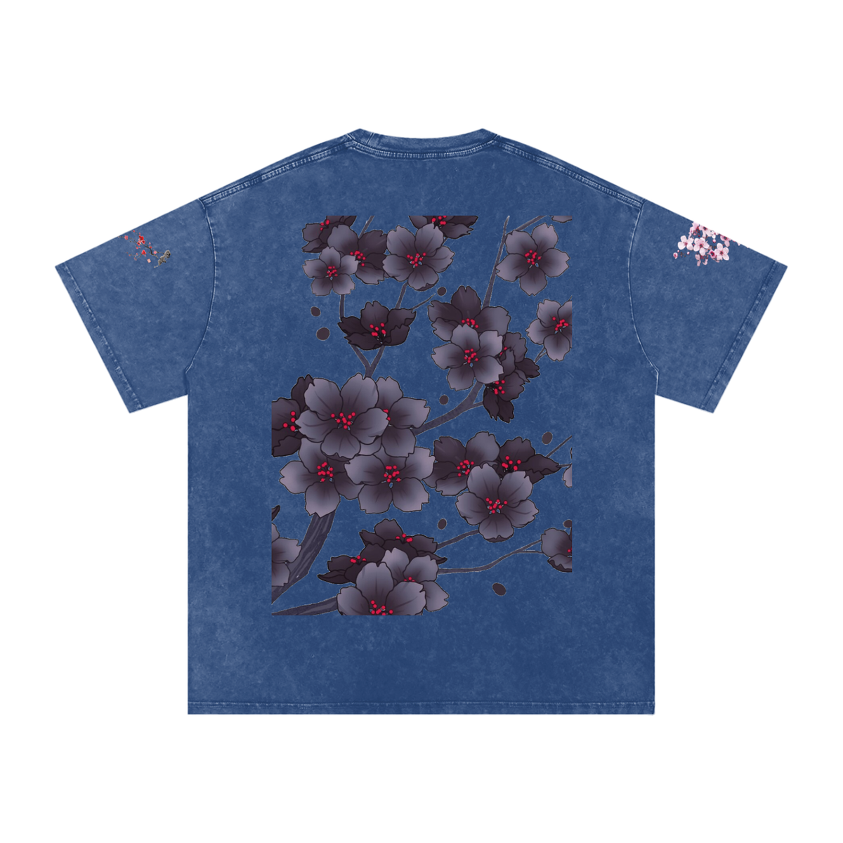 Silent Mafia Snow Washed Oversized Cotton T-Shirt