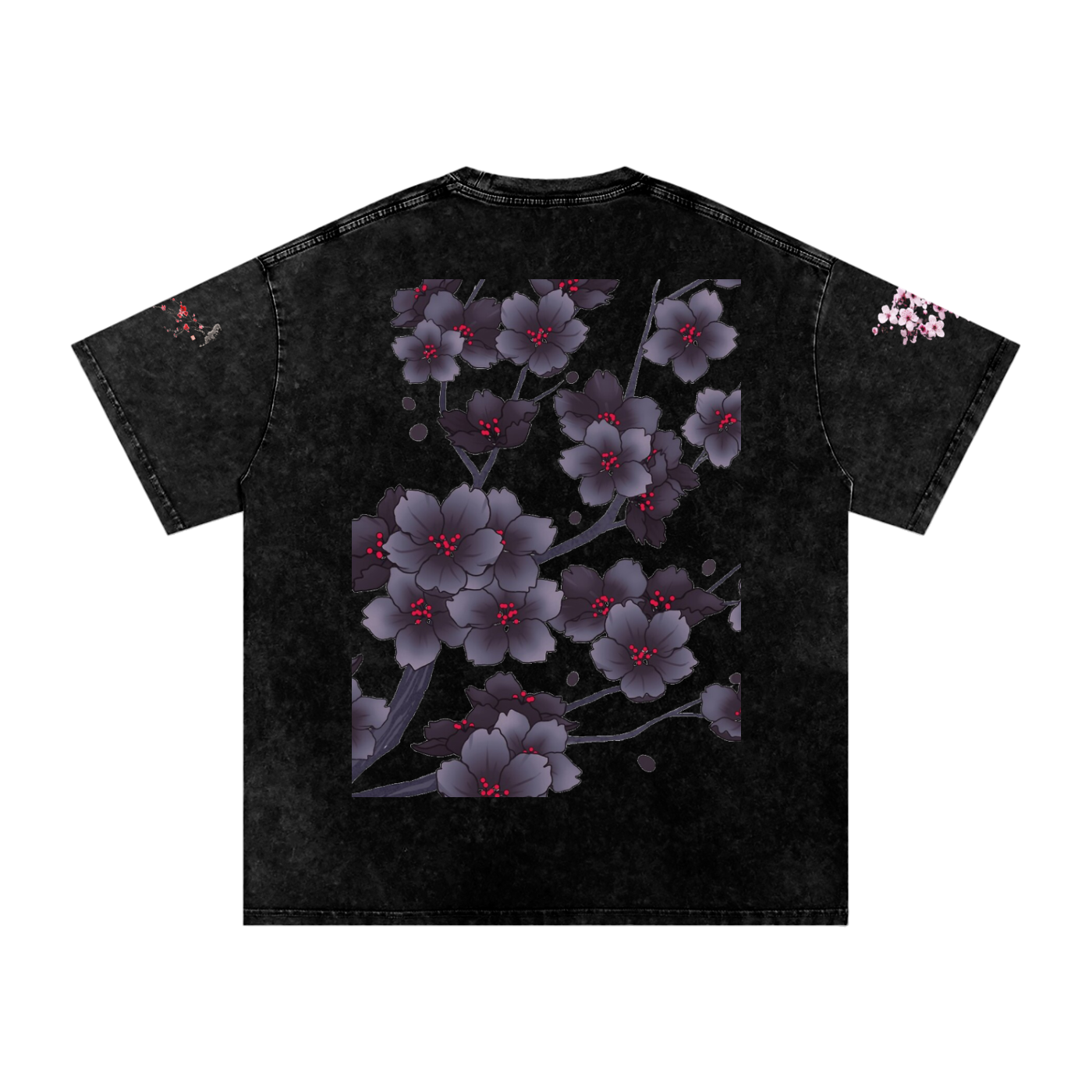 Silent Mafia Snow Washed Oversized Cotton T-Shirt