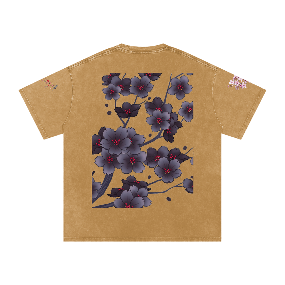 Silent Mafia Snow Washed Oversized Cotton T-Shirt