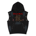 Silent Mafia Unisex Vintage Wash Sun Fade Sleeveless Hoodie