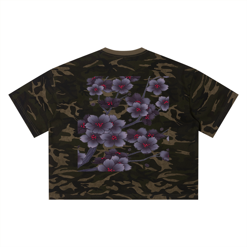 Silent Mafia Unisex Camo Boxy T-Shirt