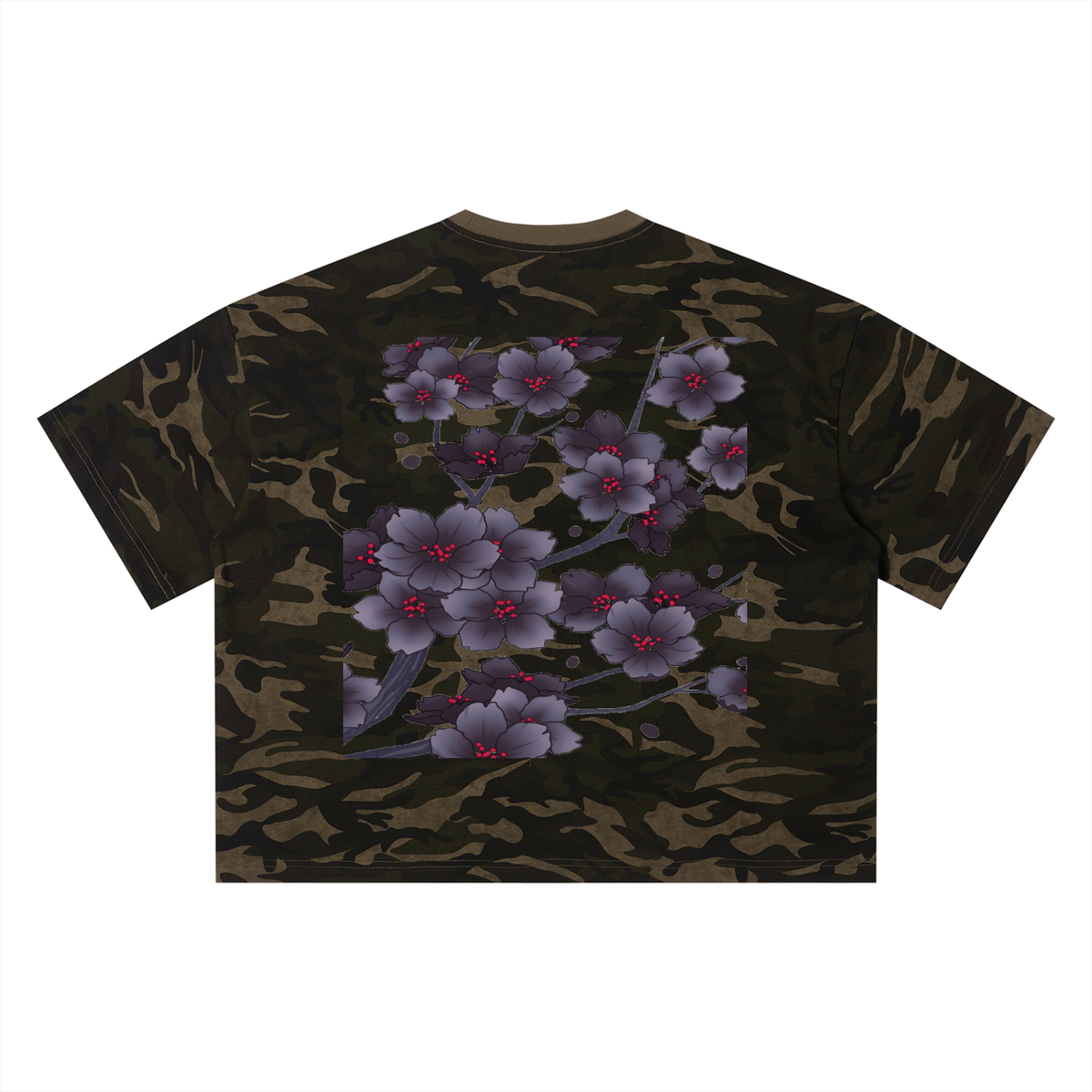 Silent Mafia Unisex Camo Boxy T-Shirt